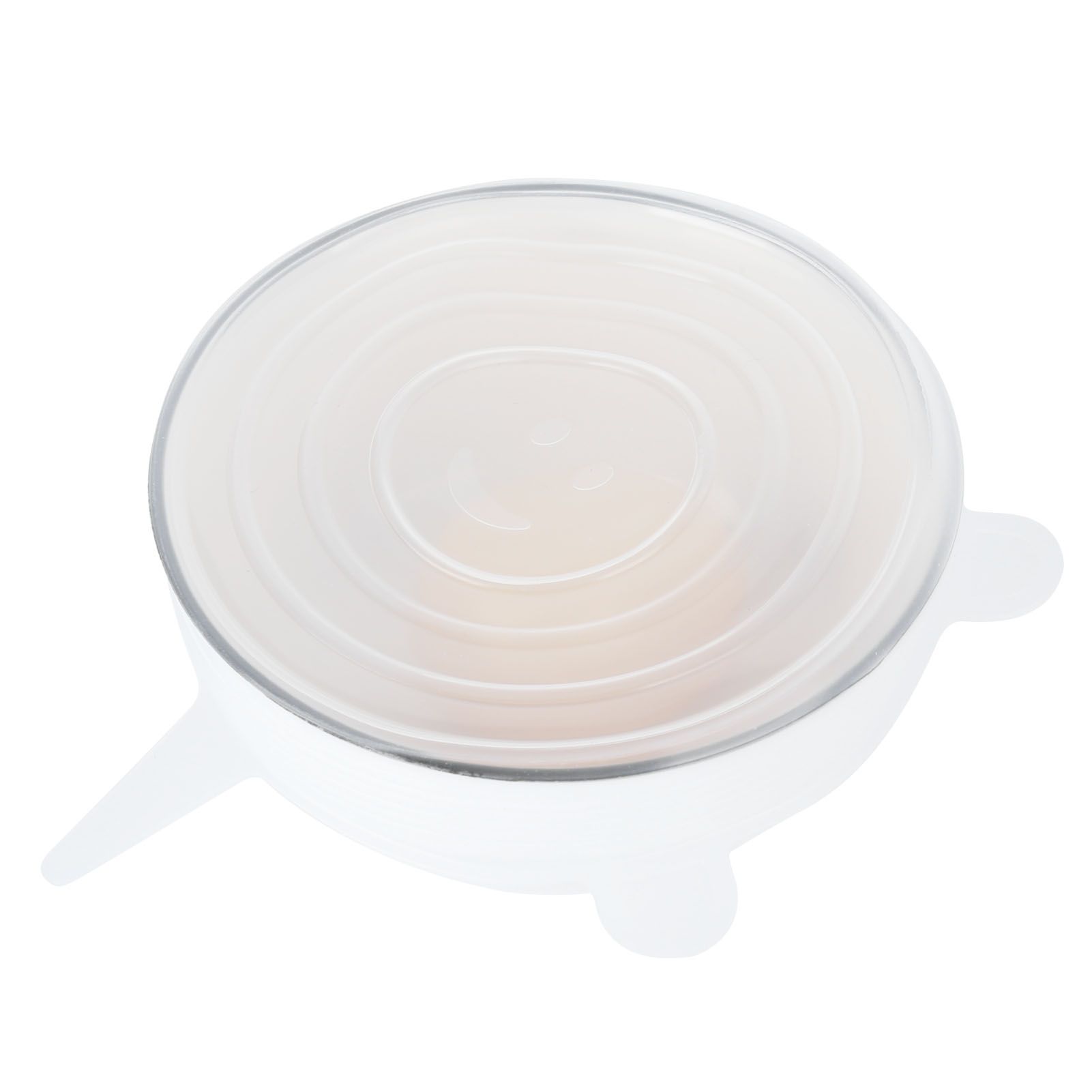 2 Sets White Silicone Stretch Lid Food Packaging Sealing Bowl Pot Reusable view 12