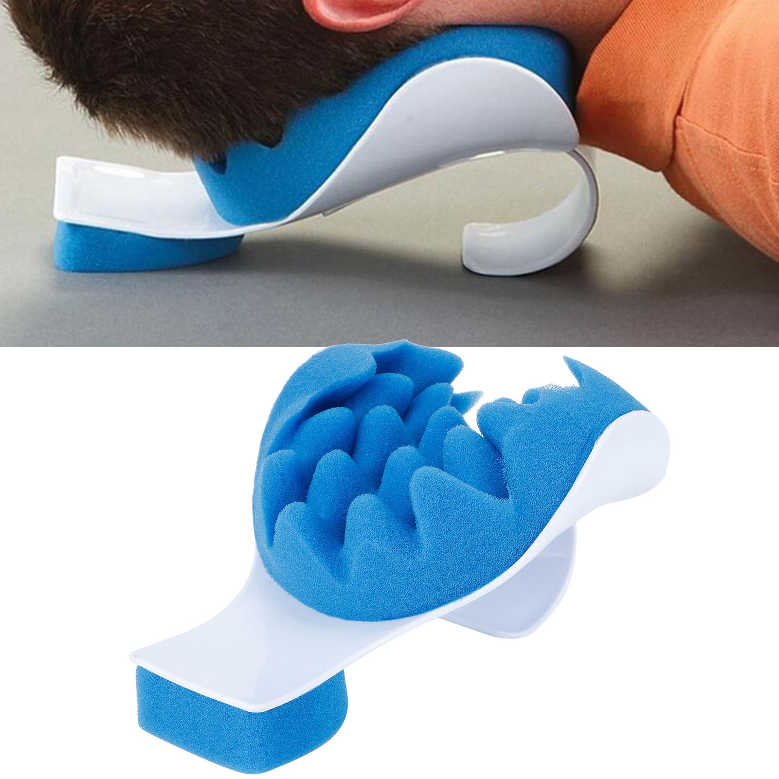 Neck Massager Support Travel Massage Relief Pillow Neck Shoulder Muscle view 10