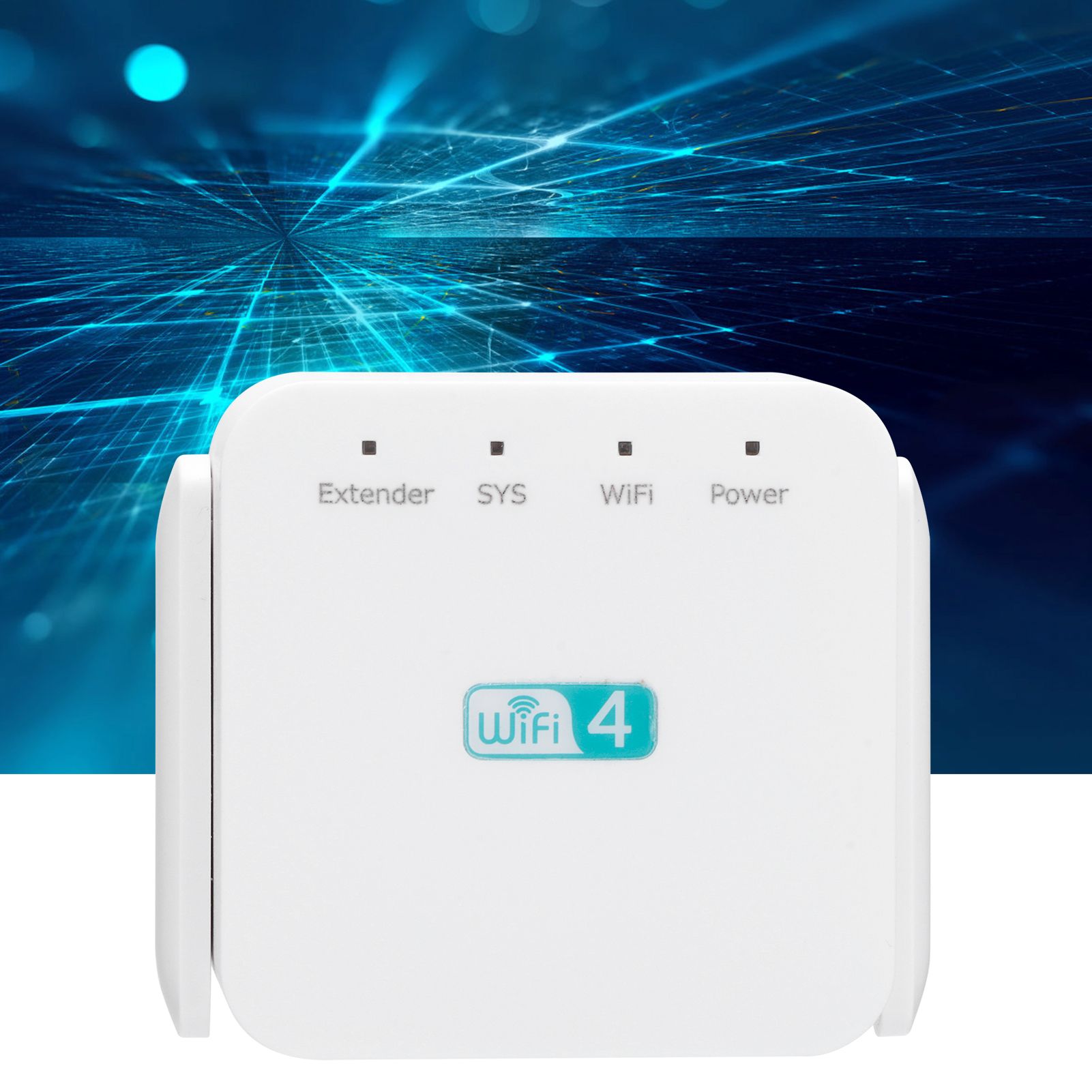 300M Repeater with Double Antenna Signal Amplifier Range Extender White view 9