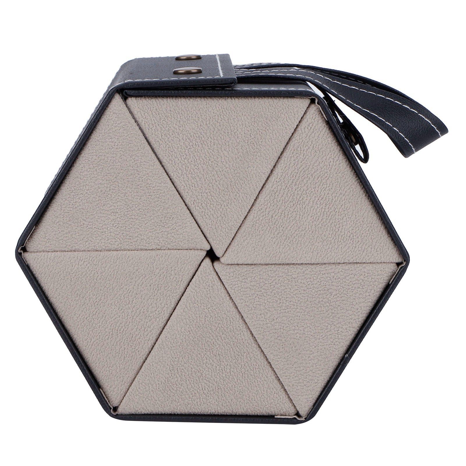 6 Slots Foldable Sunglasses Eyeglasses Travel Organizer Case Container Hanging view 12