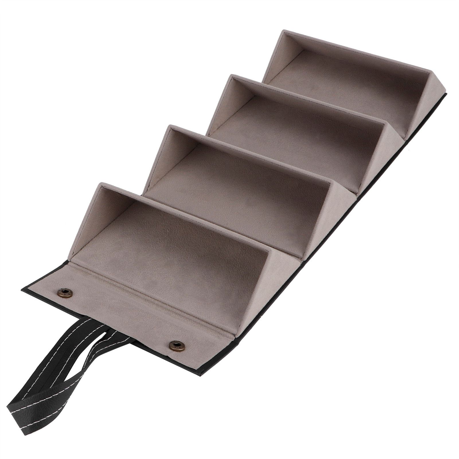 4‑Slot Travel Sunglasses Organizer Collector Eyeglasses Storage Case Box view 8