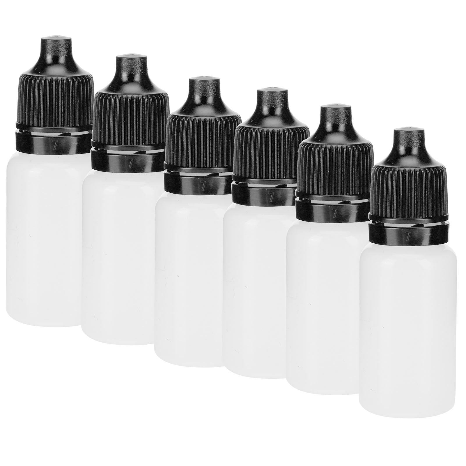 50Pcs 5ml Empty Dropper Bottles Squeezable Eye Liquid Bottle Container with