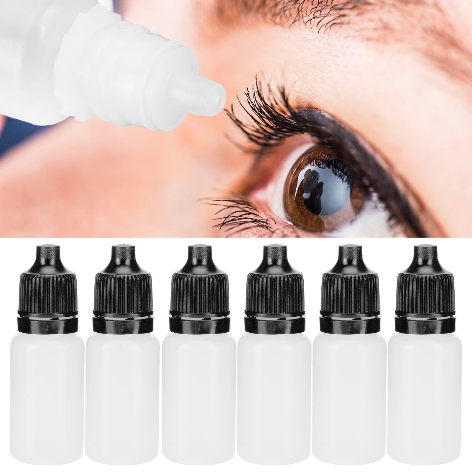 50Pcs 5ml Empty Dropper Bottles Squeezable Eye Liquid Bottle Container with view 10
