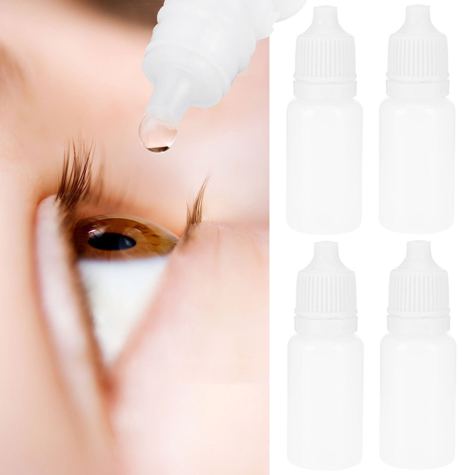 50Pcs 5ml Empty Dropper Bottles Squeezable Eye Liquid Bottle Container with view 9