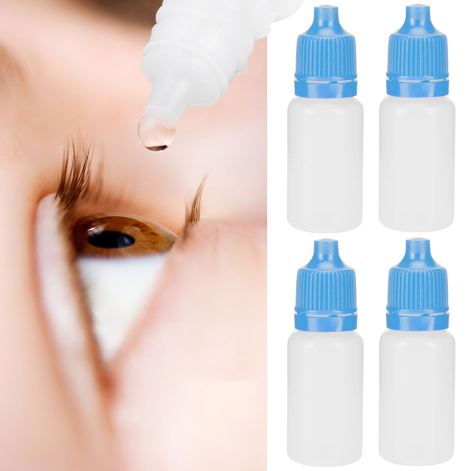 50Pcs 5ml Empty Dropper Bottles Squeezable Eye Liquid Bottle Container with view 9