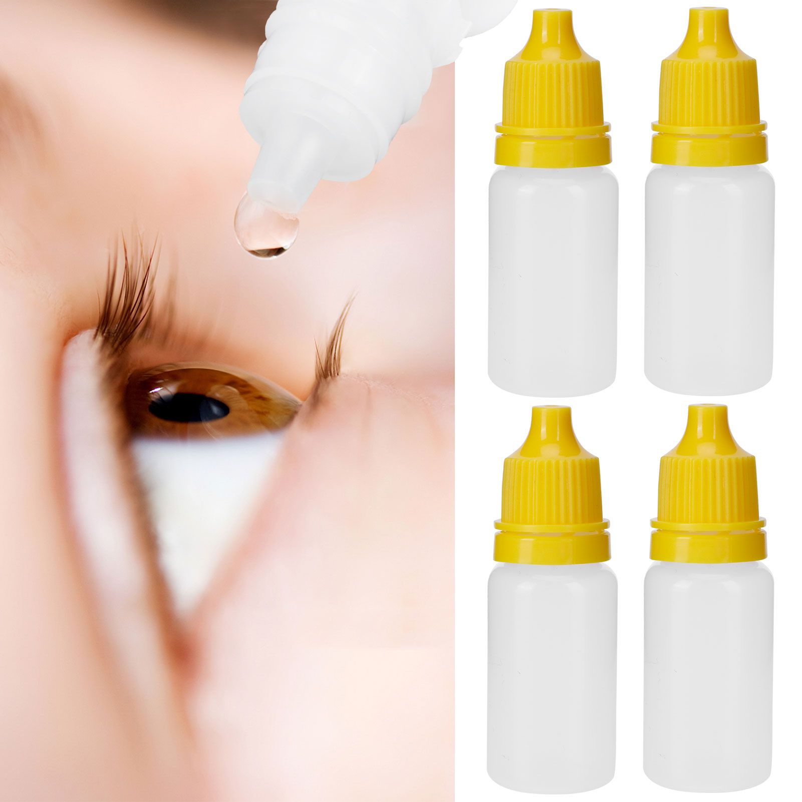 50Pcs 5ml Empty Dropper Bottles Squeezable Eye Liquid Bottle Container with view 10