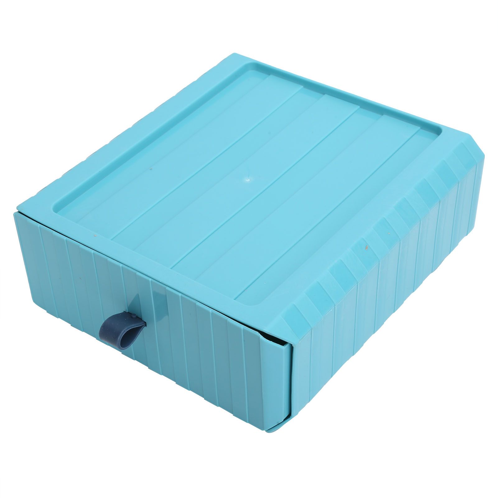 4Pcs Drawer Plastic Storage Box Desk Organization Stackable Storage Drawers view 11