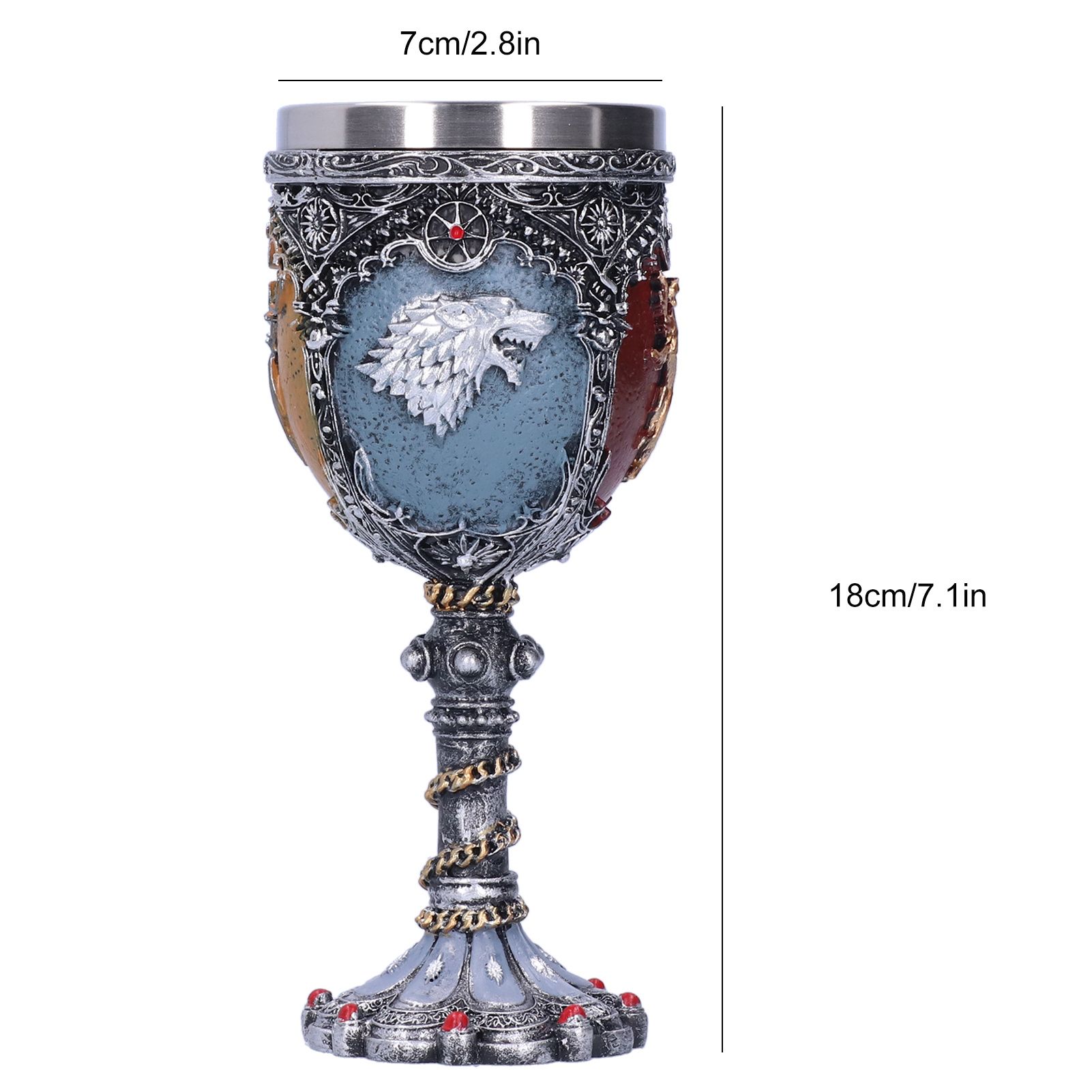 Unique Pattern Beer Mug Water Cup Wine Goblet Whiskey Cup for Halloween Bar view 11
