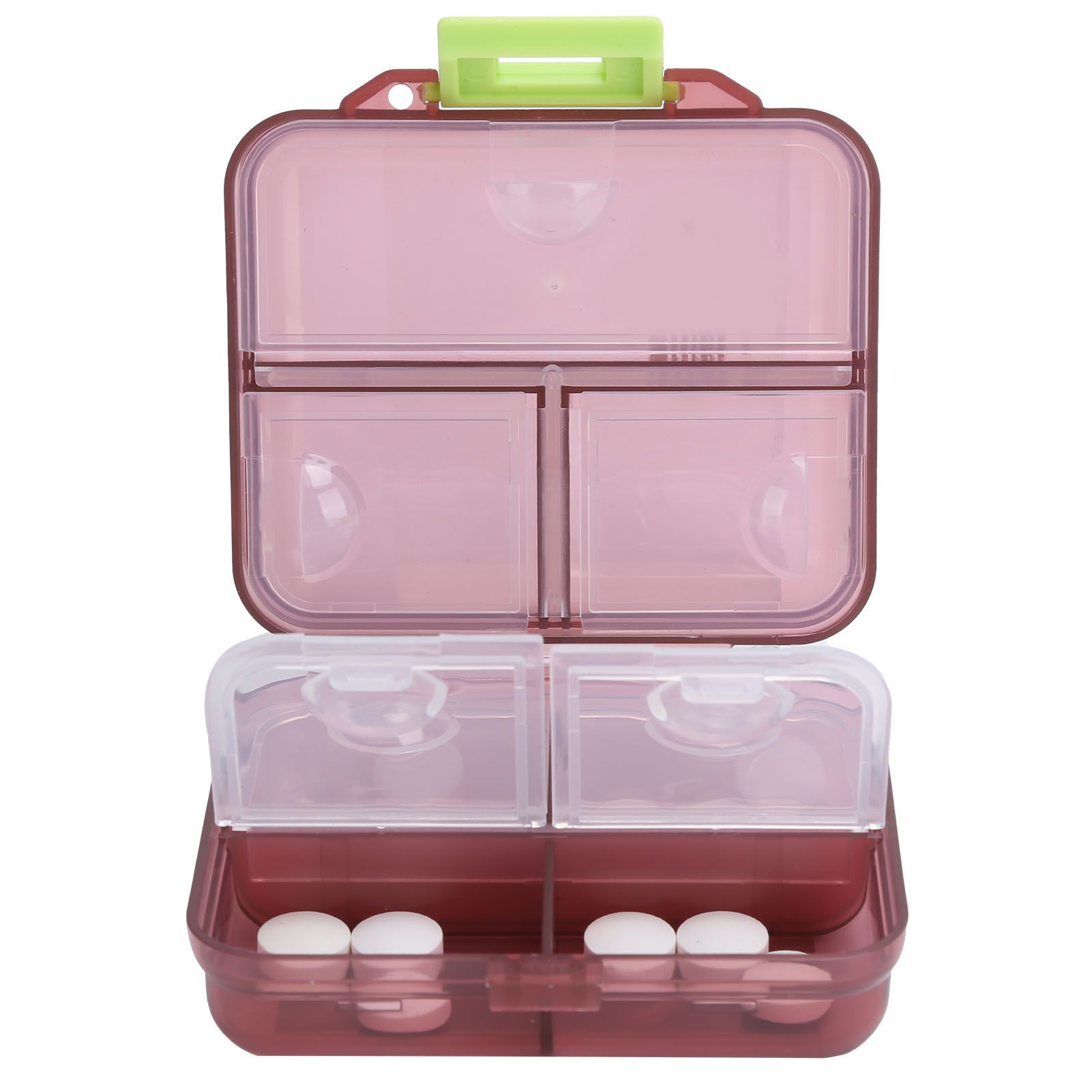 Portable Pill Organizer Storage Container Case 7 Grids Subpackage W/Sealing view 8