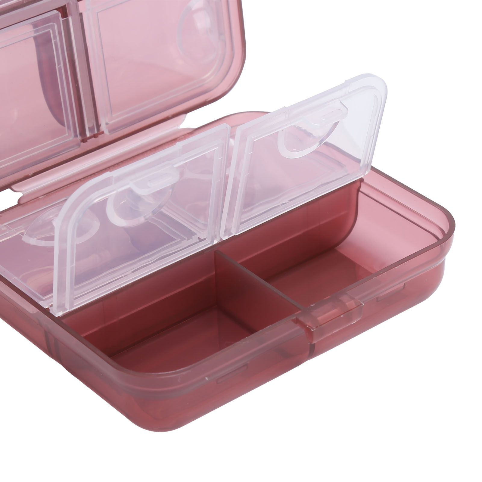 Portable Pill Organizer Storage Container Case 7 Grids Subpackage W/Sealing view 12