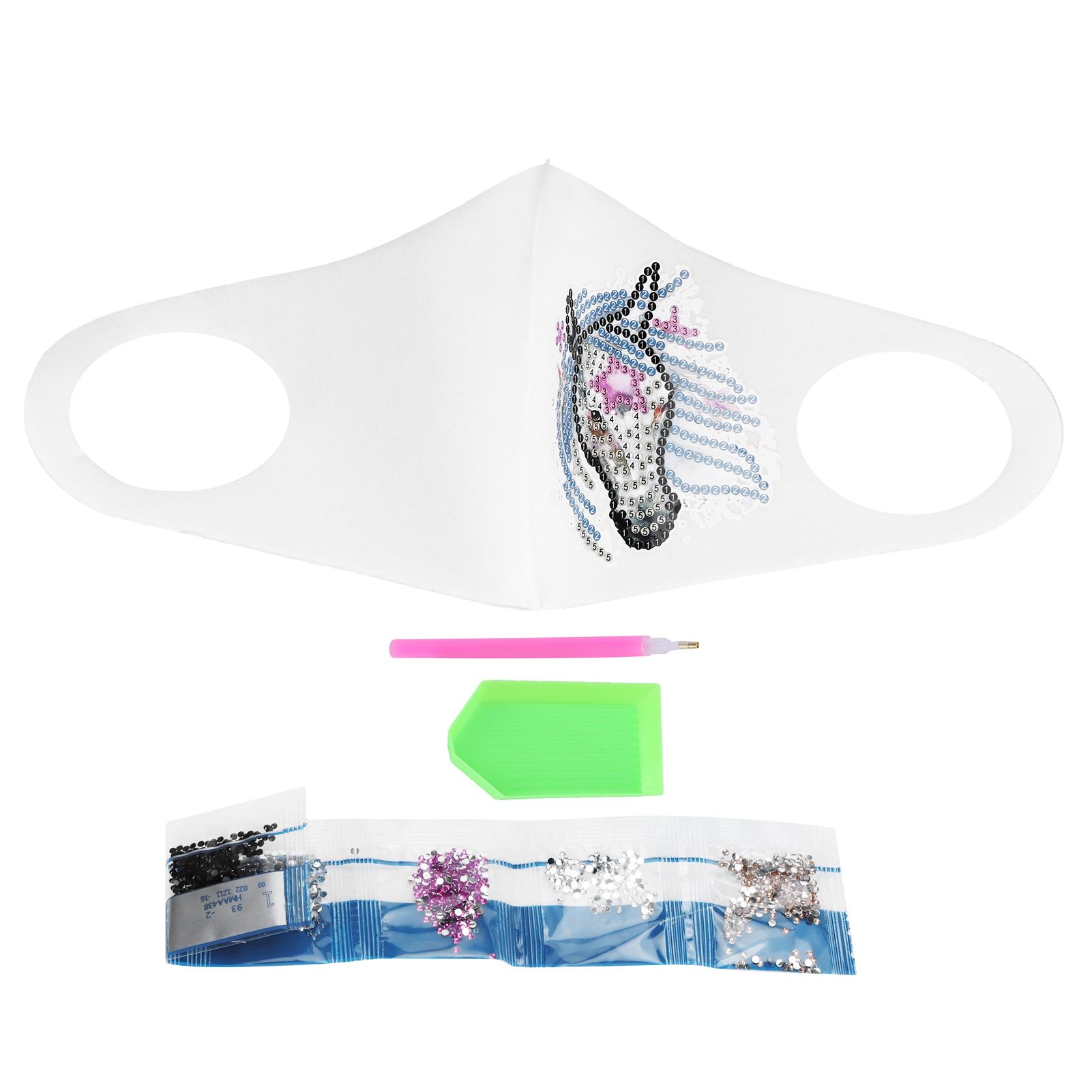 DIY Mouth Muffle Special Shaped Diamond Painting Kits Innovative Artware view 2