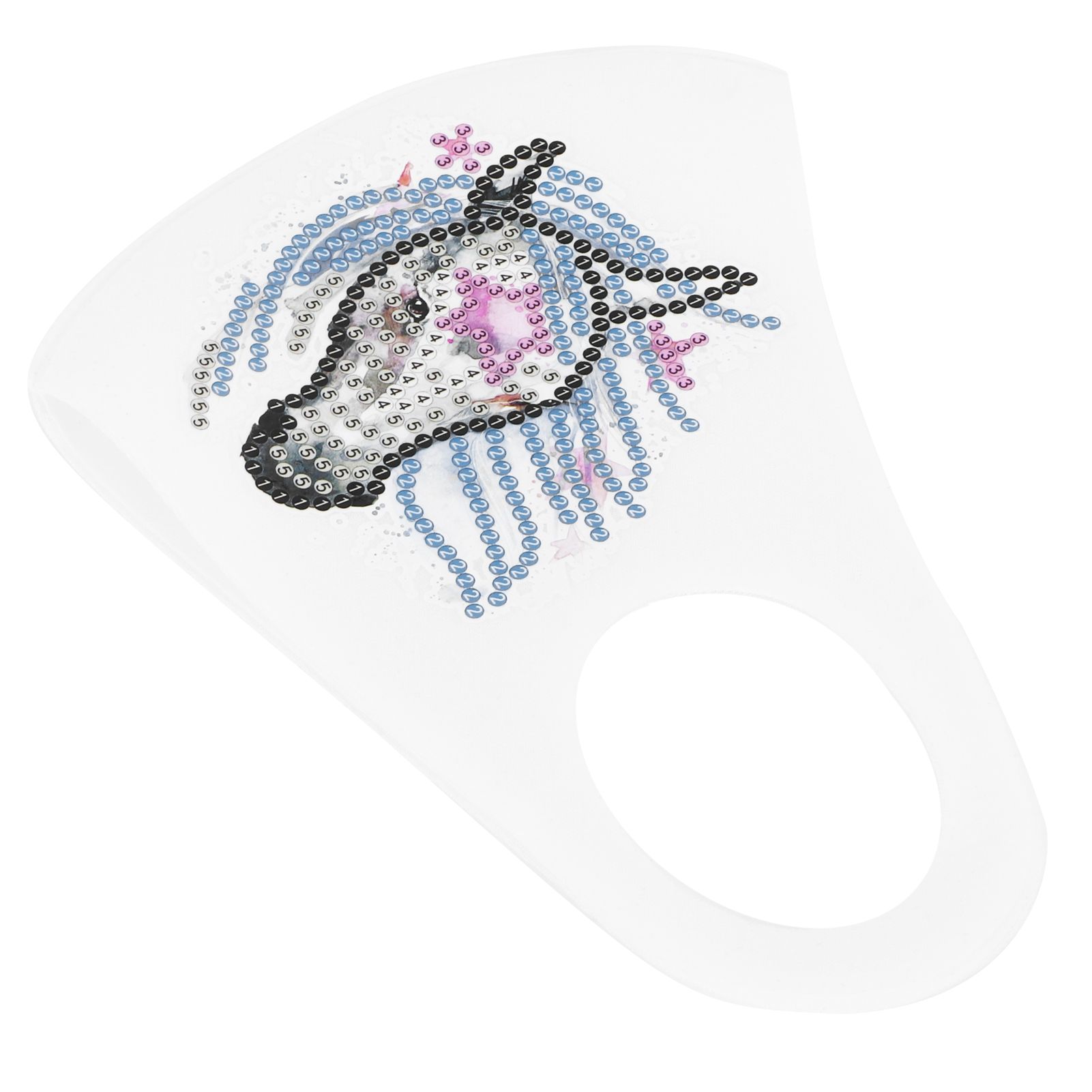 DIY Mouth Muffle Special Shaped Diamond Painting Kits Innovative Artware view 3
