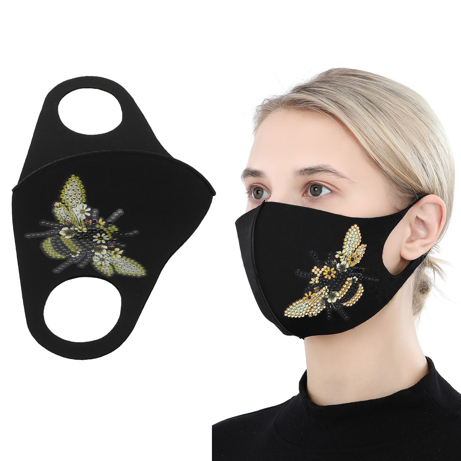 Unisex Mouth Muffle Innovative DIY Diamond Painting Kit Art Crafts Decoration view 9