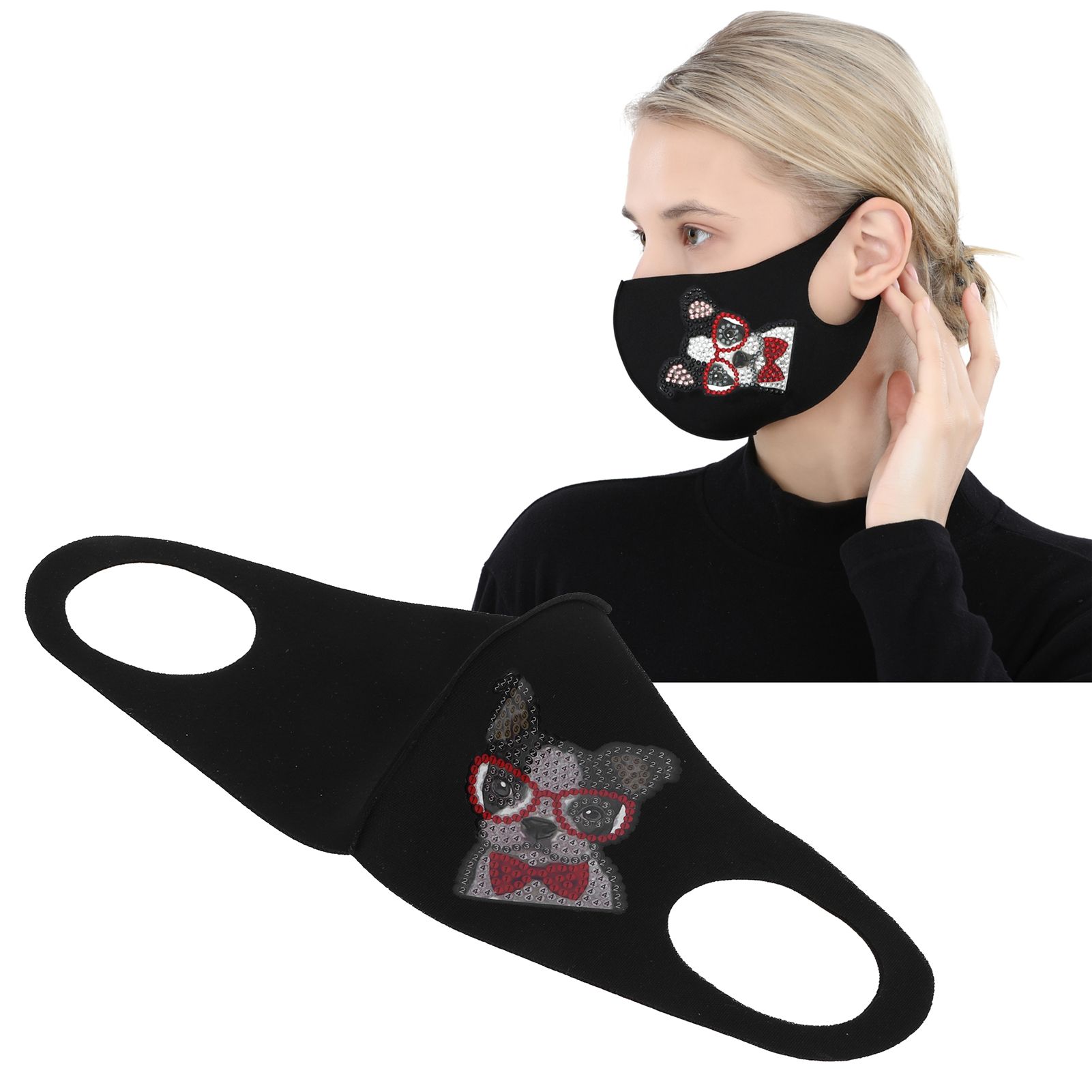 Unisex Mouth Muffle Innovative DIY Diamond Painting Kit Art Crafts Decoration view 9