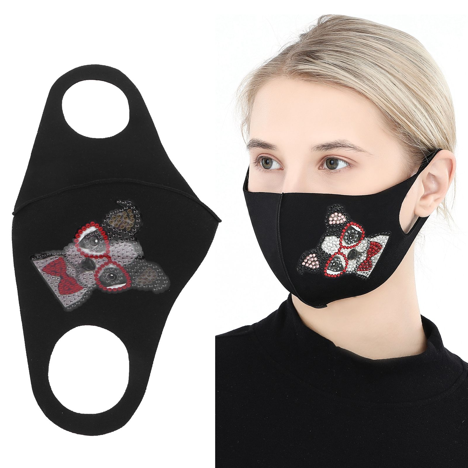 Unisex Mouth Muffle Innovative DIY Diamond Painting Kit Art Crafts Decoration view 10