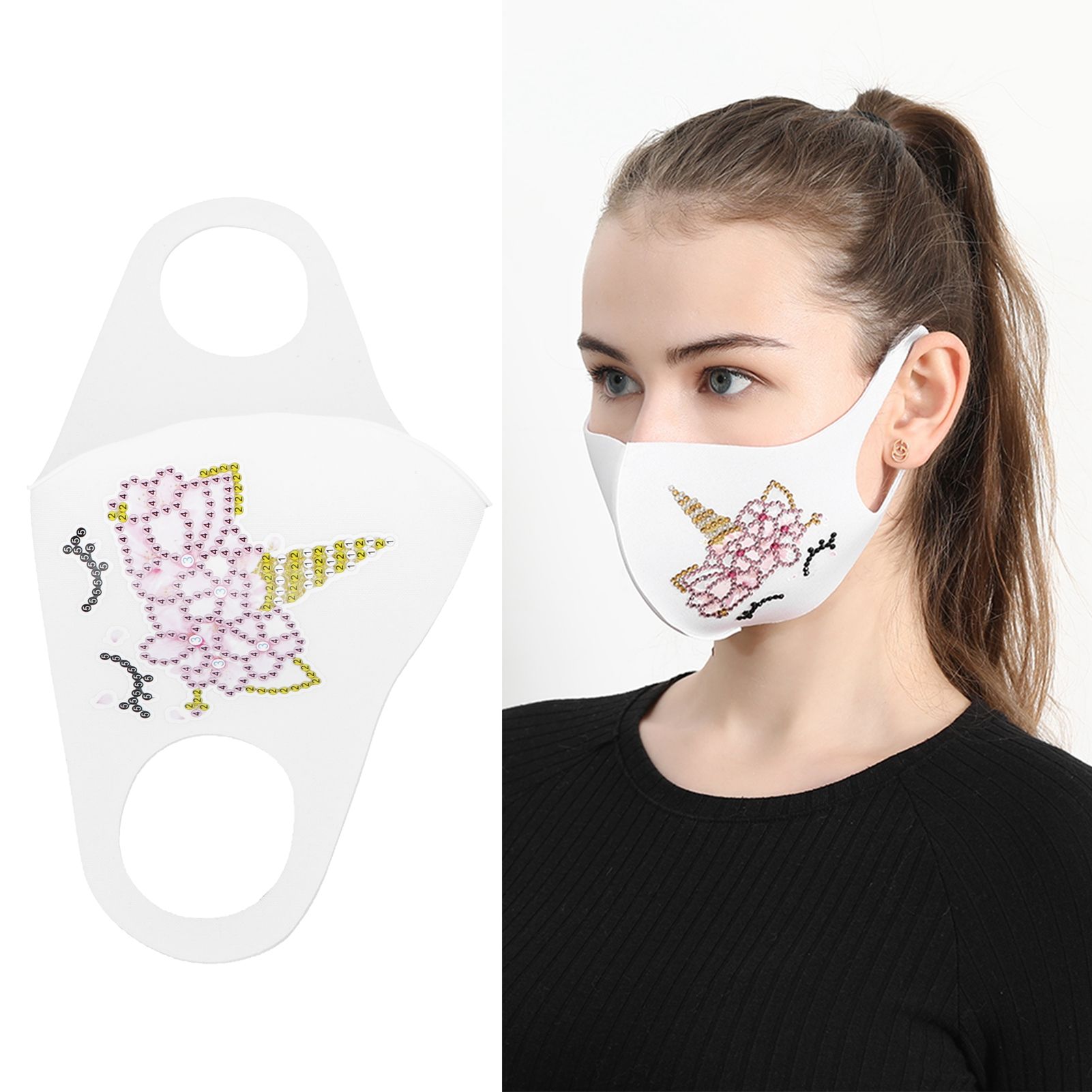 Unisex Mouth Muffle Innovative DIY Diamond Painting Kit Art Crafts Decoration view 10