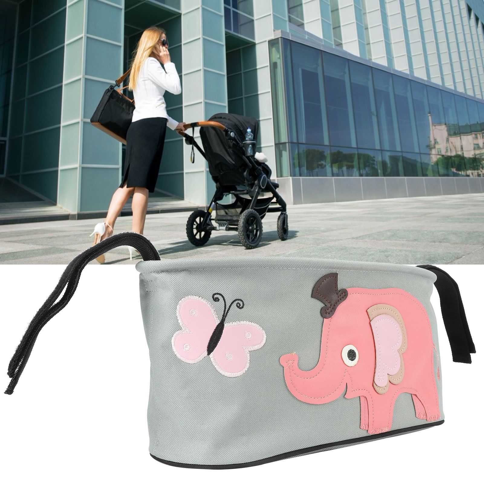 Baby Stroller Hanging Storage Bag Portable Multifunctional Hanging Carriage view 9