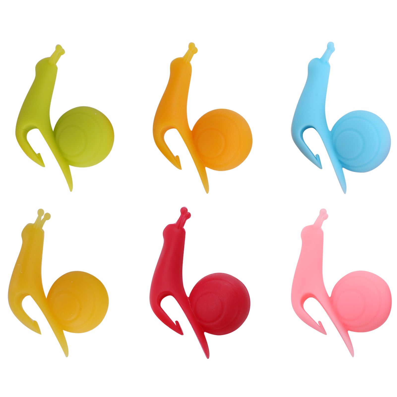 10Bag Snail Silicone Tea Maker Cup Edge Pendant Tea Bag Holder Distinguishing view 8