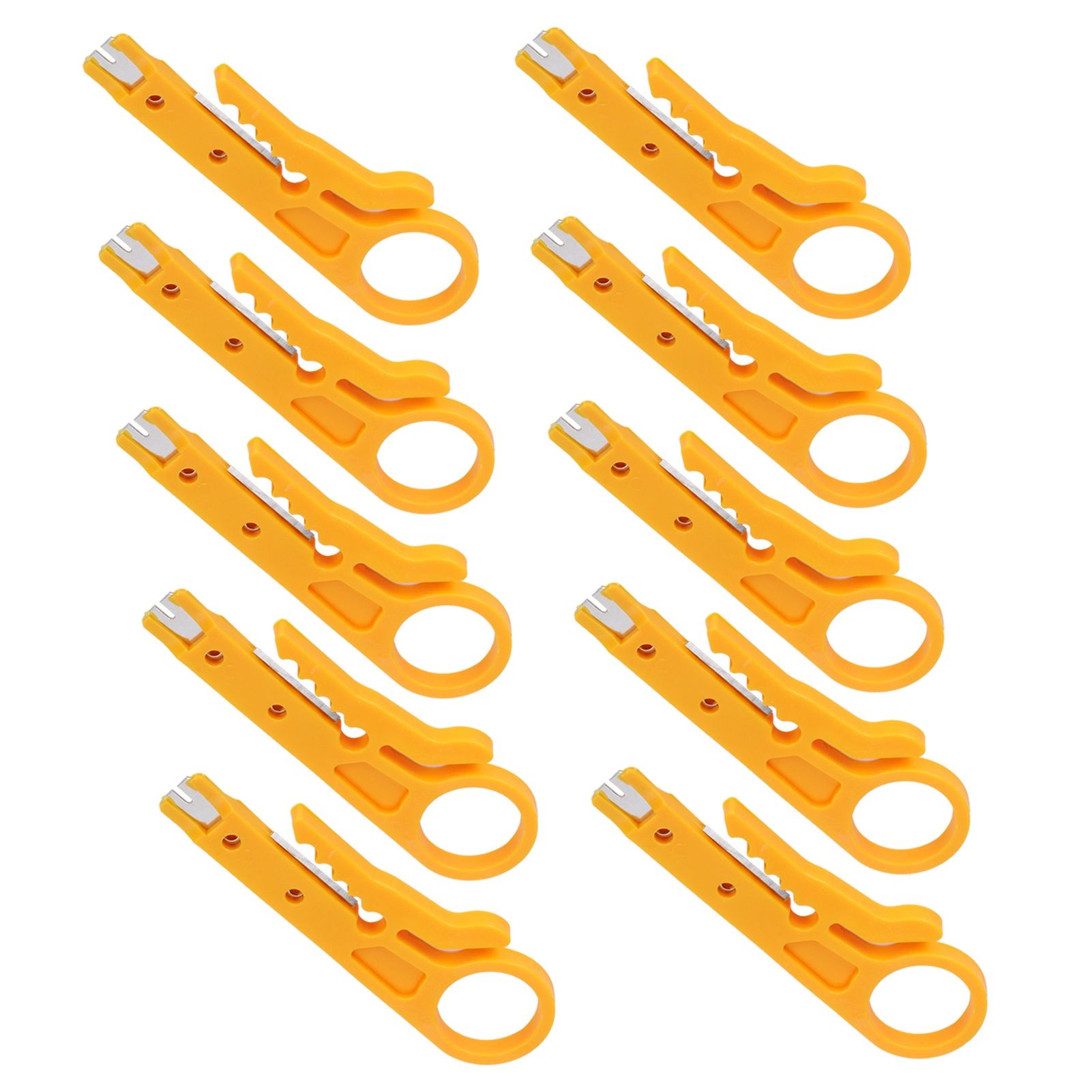 10Pcs Wire Stripper Multipurpose Mini Cable Crimping Stripping Pliers Tool for