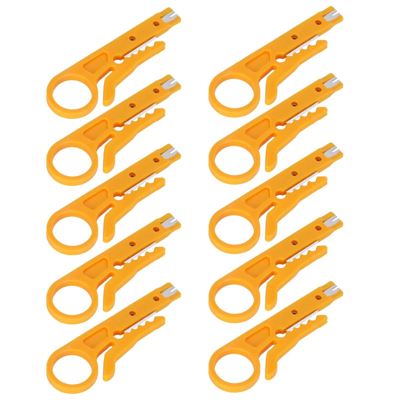 10Pcs Wire Stripper Multipurpose Mini Cable Crimping Stripping Pliers Tool for view 6