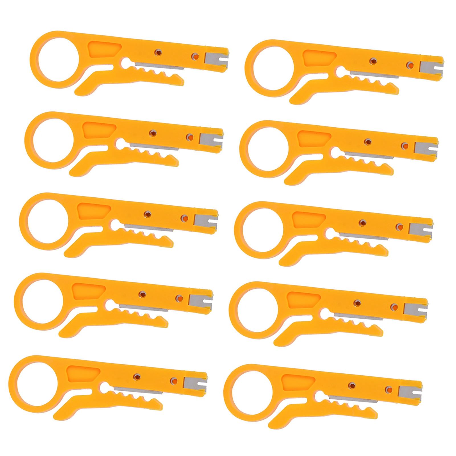 10Pcs Wire Stripper Multipurpose Mini Cable Crimping Stripping Pliers Tool for view 8