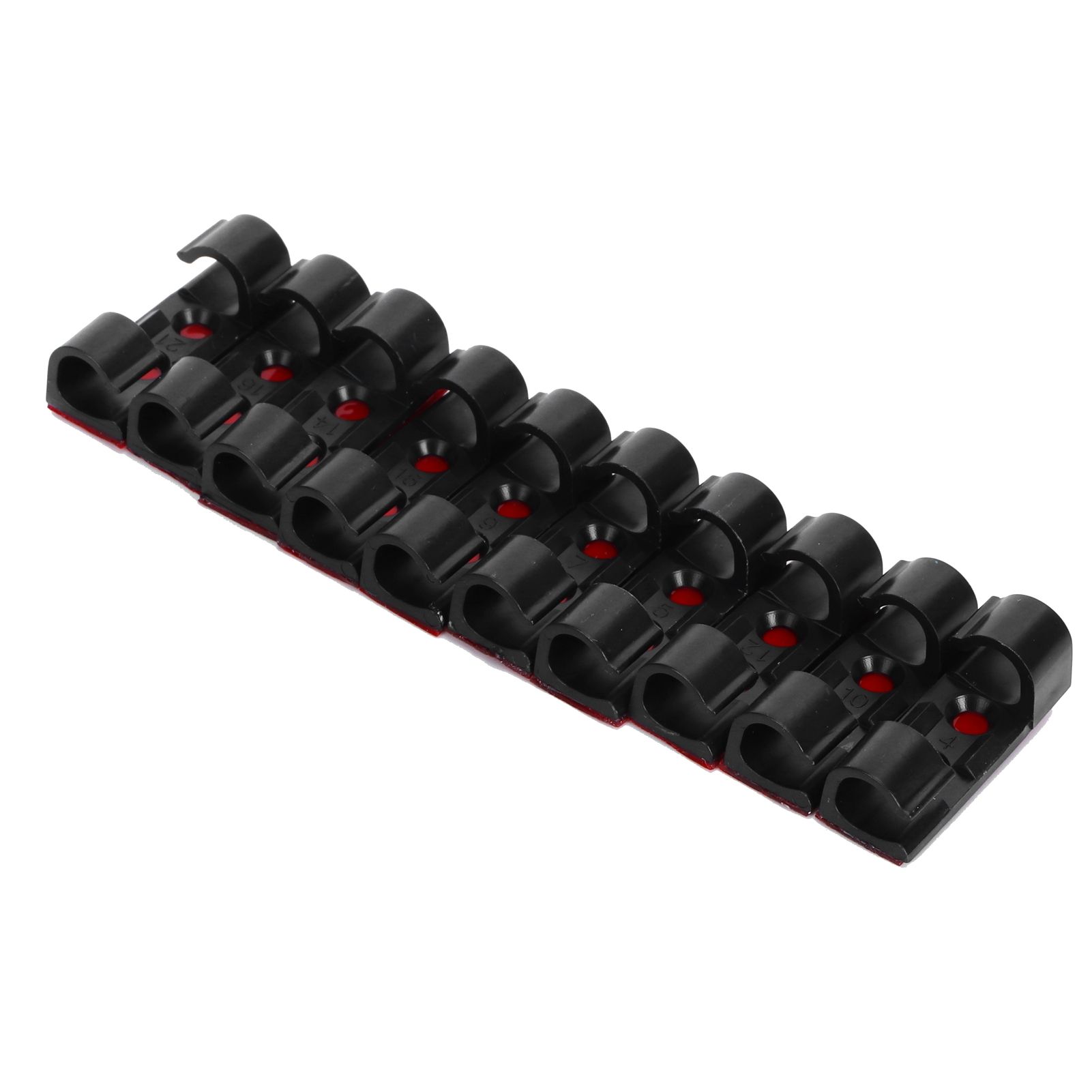 20Pcs Wire Clamp Self adhesive Line Cable Clip Buckle Fastener Desktop view 8