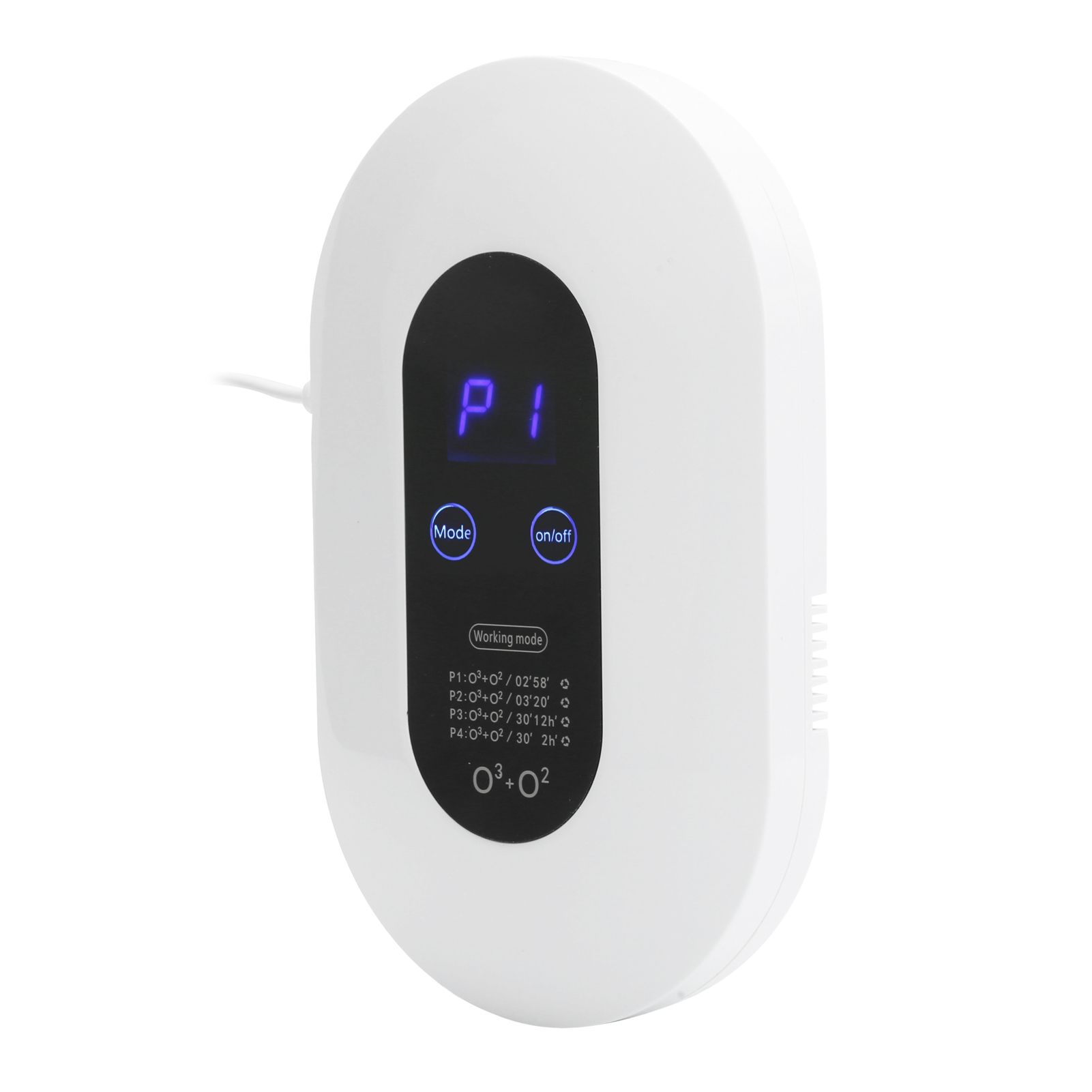 Air Purifier Ozone Odor Removal Ionizer Generator for Bedroom Kitchen Bathroom -