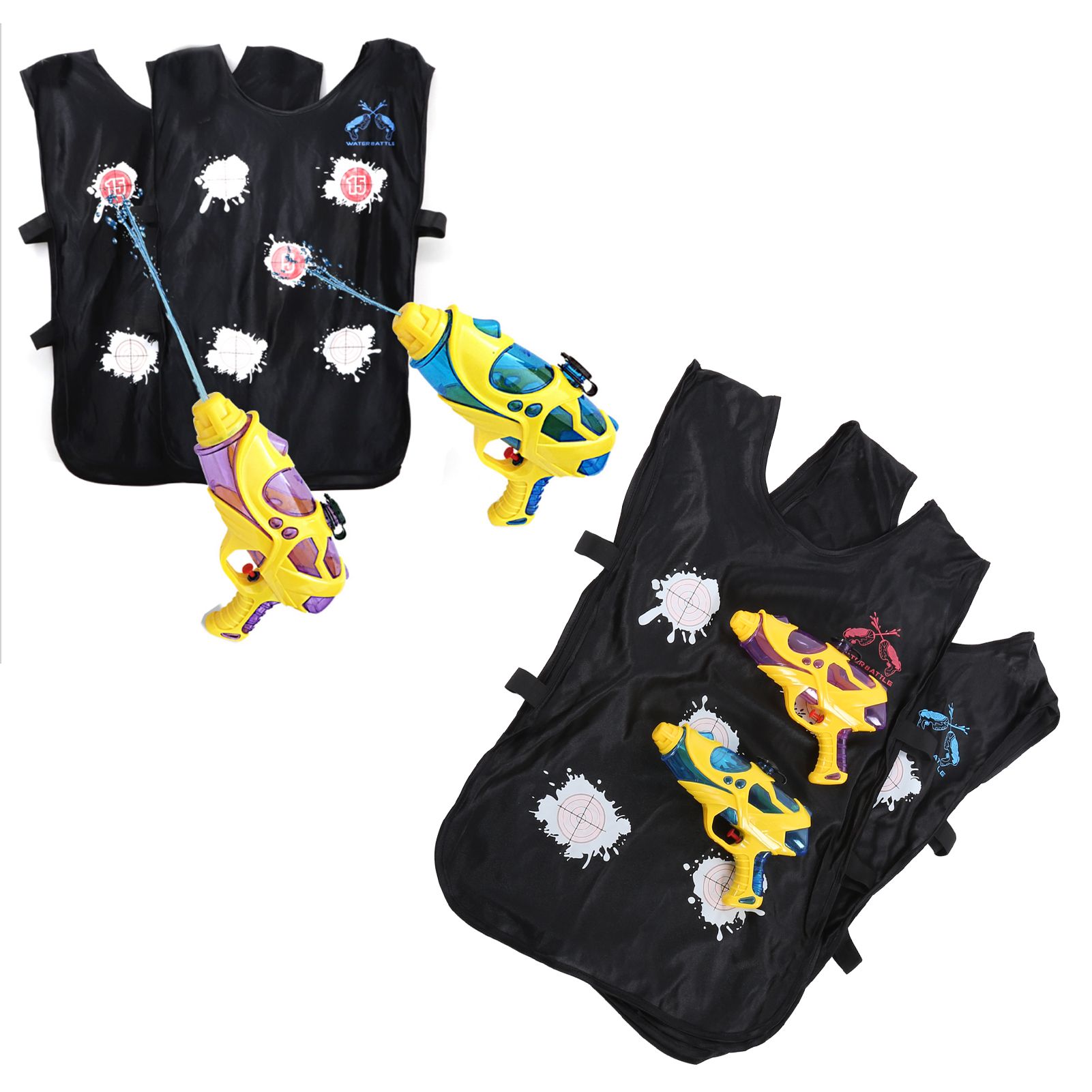 Water Shoot Color Changing Vest Water Gun Toy Set for Kids Children Outdoor view 9