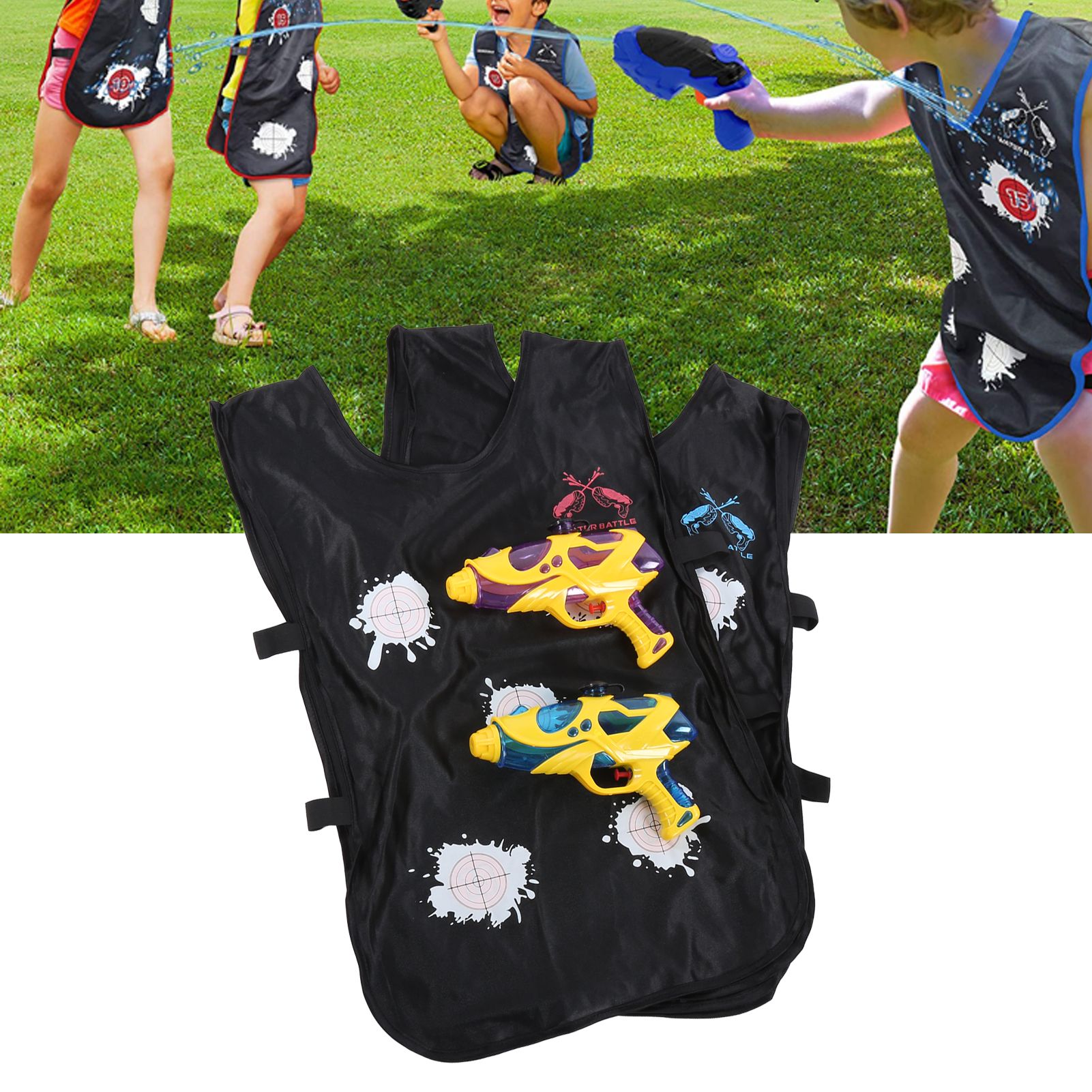 Water Shoot Color Changing Vest Water Gun Toy Set for Kids Children Outdoor view 10