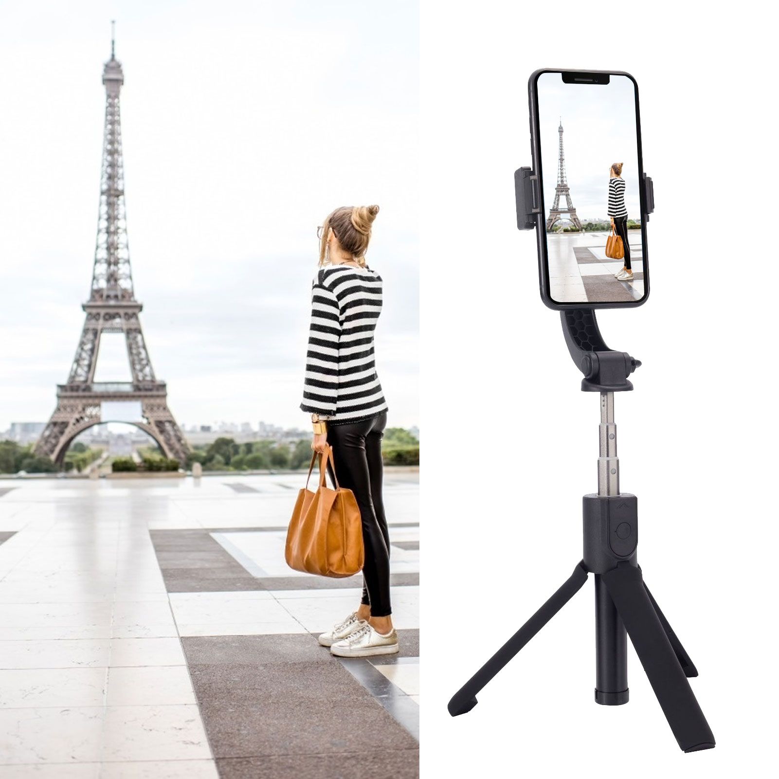 Handheld Stabilizer Multifunction USB Phone Selfie Stick Live Broadcast Tripod view 10