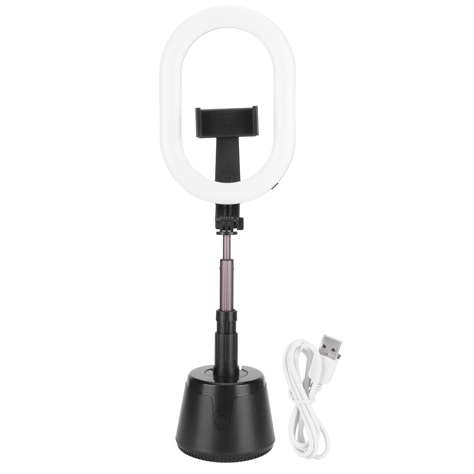 360 Degree Rotation Bracket Telescopic Folding LED Fill Light with Mobile view 2
