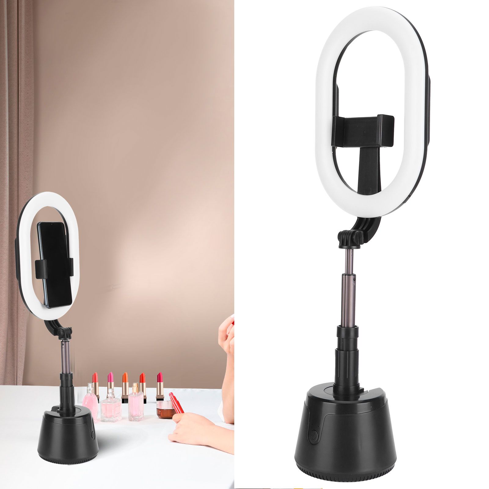 360 Degree Rotation Bracket Telescopic Folding LED Fill Light with Mobile view 9