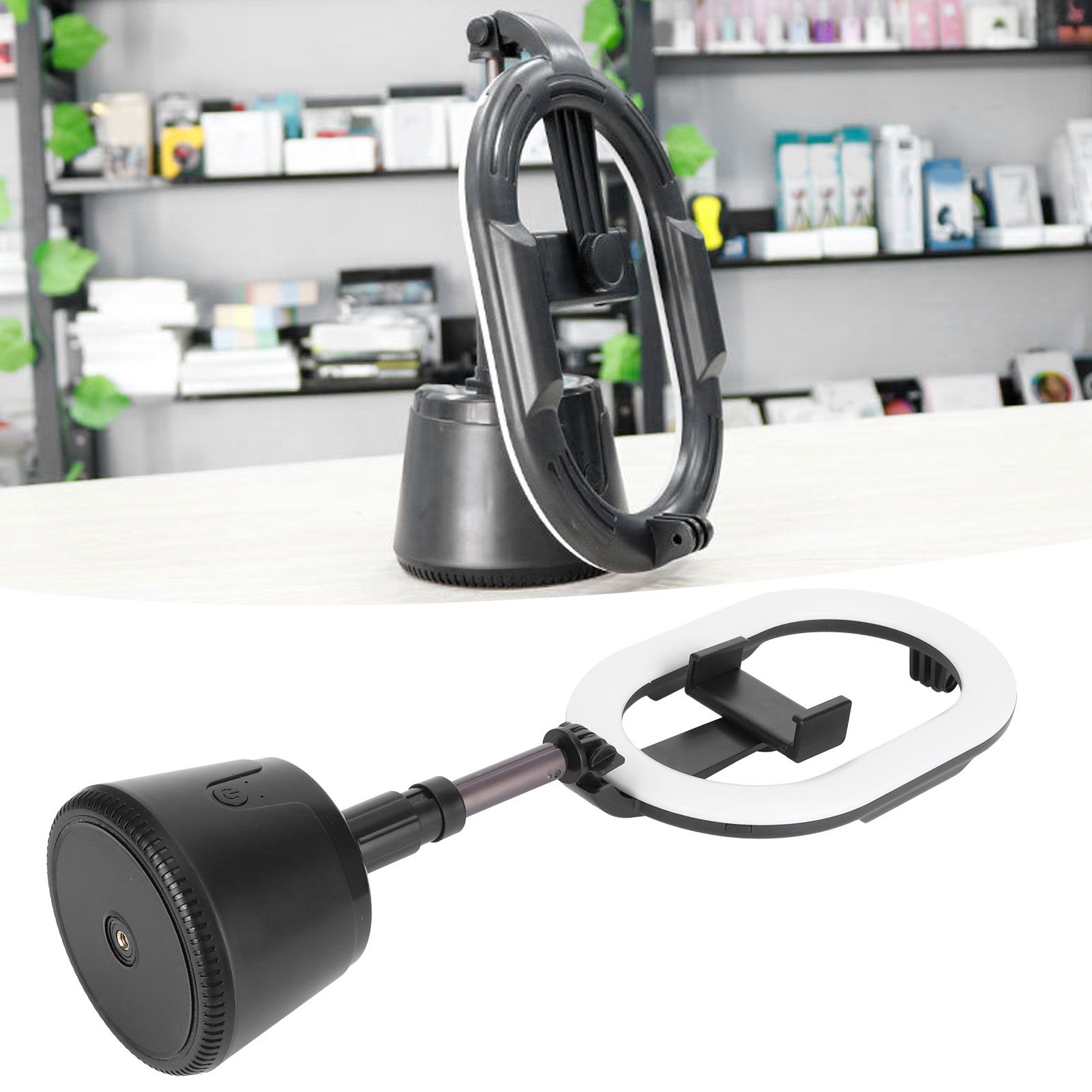 360 Degree Rotation Bracket Telescopic Folding LED Fill Light with Mobile view 10