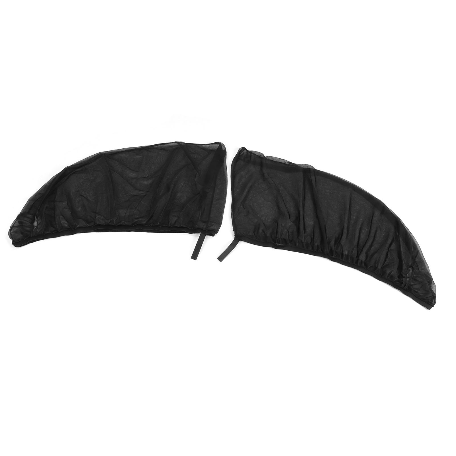 2Pcs Car Window Sun Shade UV Protection Mosquito Mesh Screen for Side Front Window — image 1