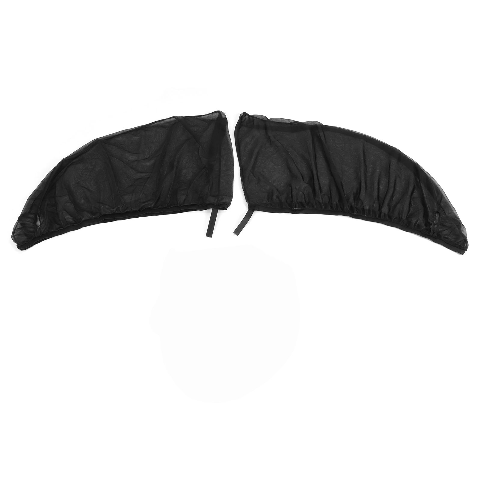 2Pcs Car Window Sun Shade UV Protection Mosquito Mesh Screen for Side Front Window view 2