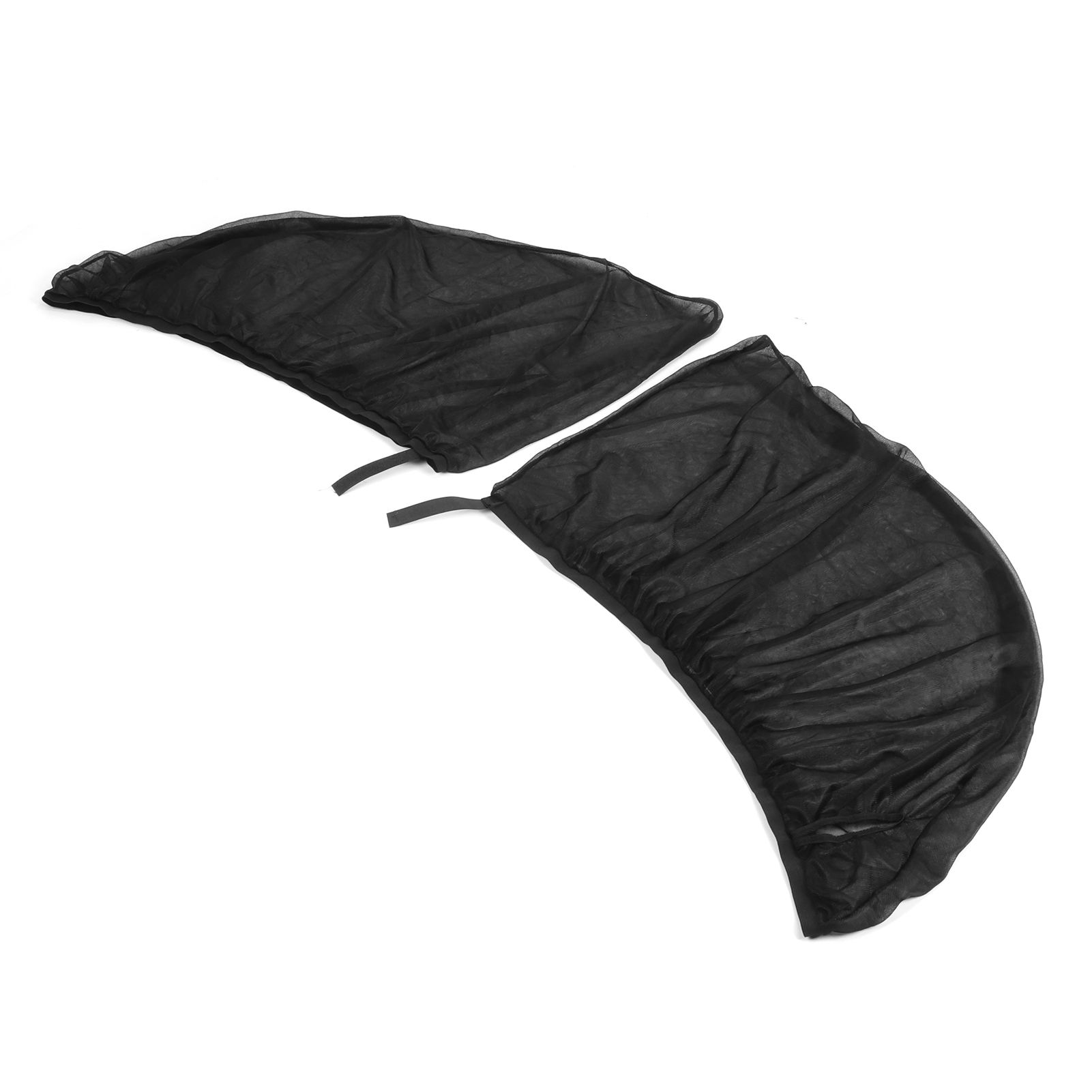 2Pcs Car Window Sun Shade UV Protection Mosquito Mesh Screen for Side Front Window view 3