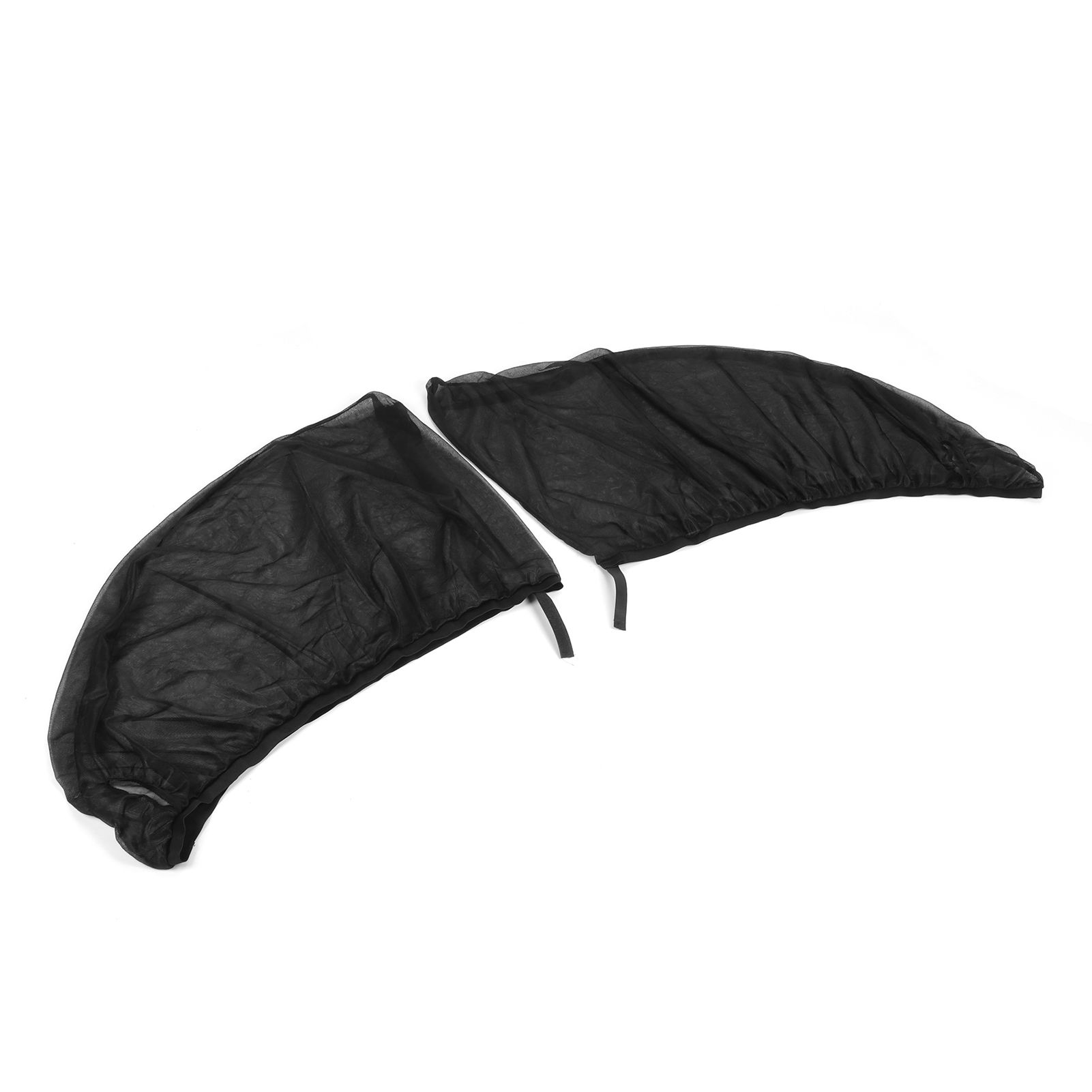 2Pcs Car Window Sun Shade UV Protection Mosquito Mesh Screen for Side Front Window view 8