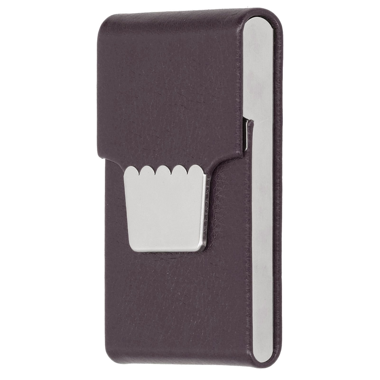 Business Card Holder Cigarette Case Stainless Steel Credit Card Carrier view 4