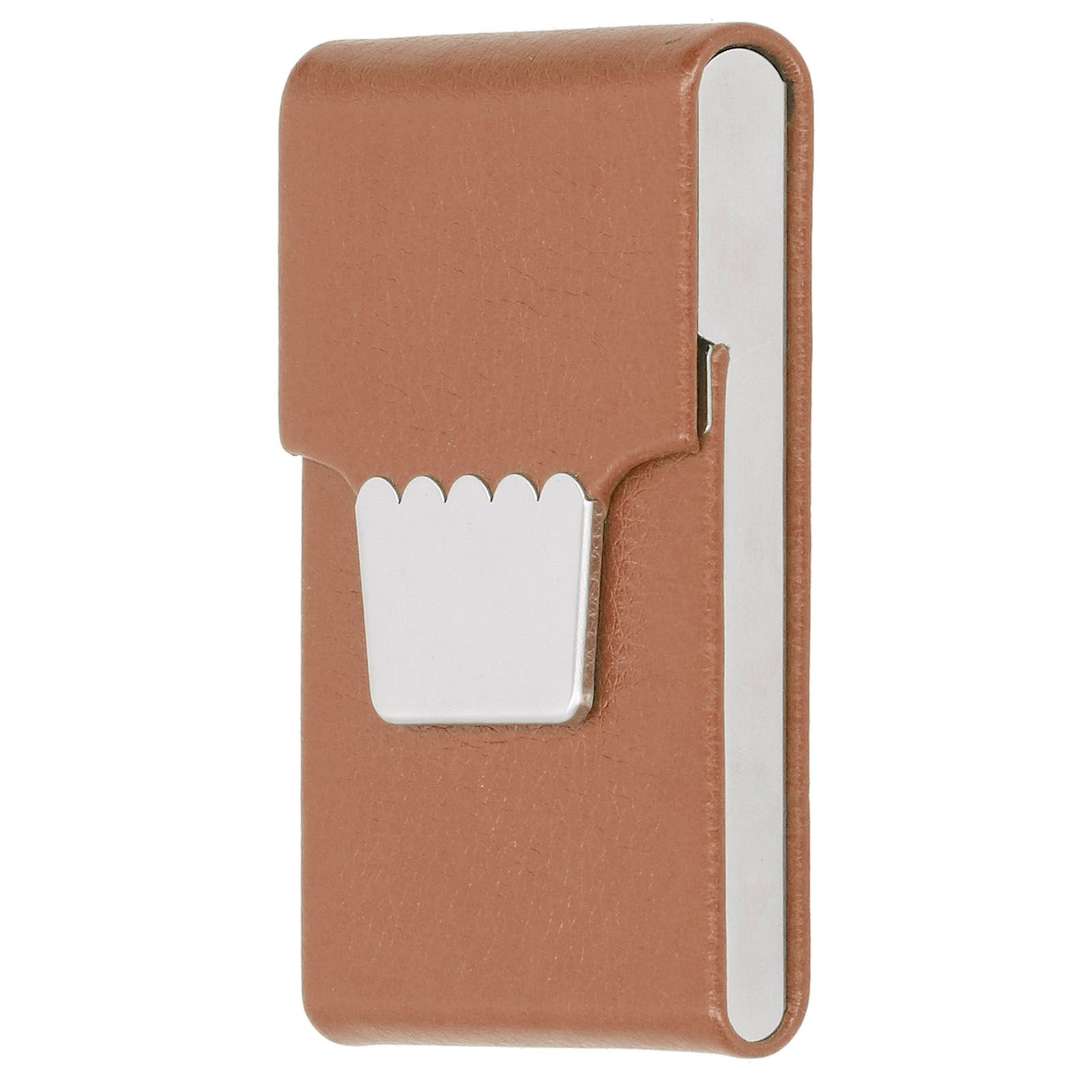 Business Card Holder Cigarette Case Stainless Steel Credit Card Carrier view 4