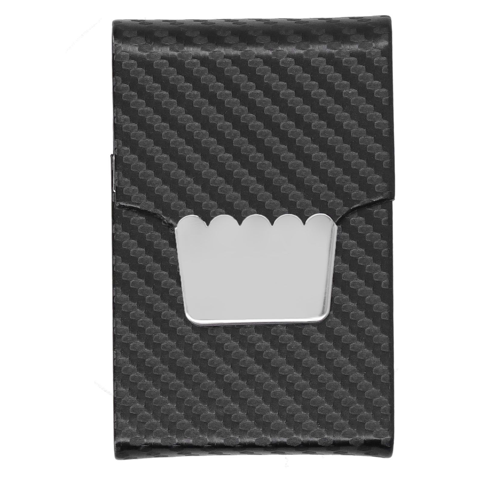 Business Card Holder Cigarette Case Stainless Steel Credit Card Carrier view 2