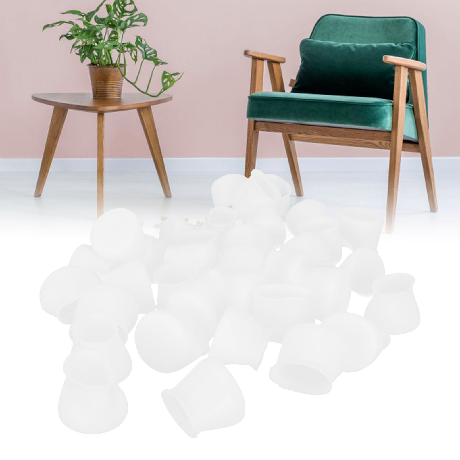 36Pcs Furniture Protection Cover Scratch Resistant Silicone Chair Leg Cap Pad view 11