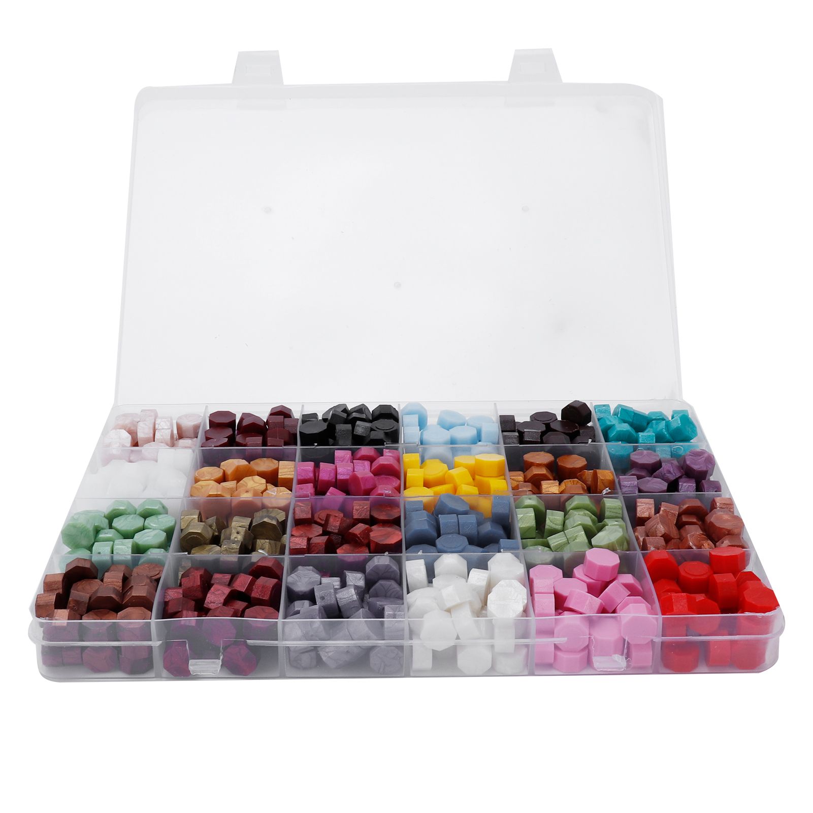 24 Colors Sealing Wax Beads Melting Spoon Sealing Stamp for DIY Crafts Decoration view 4