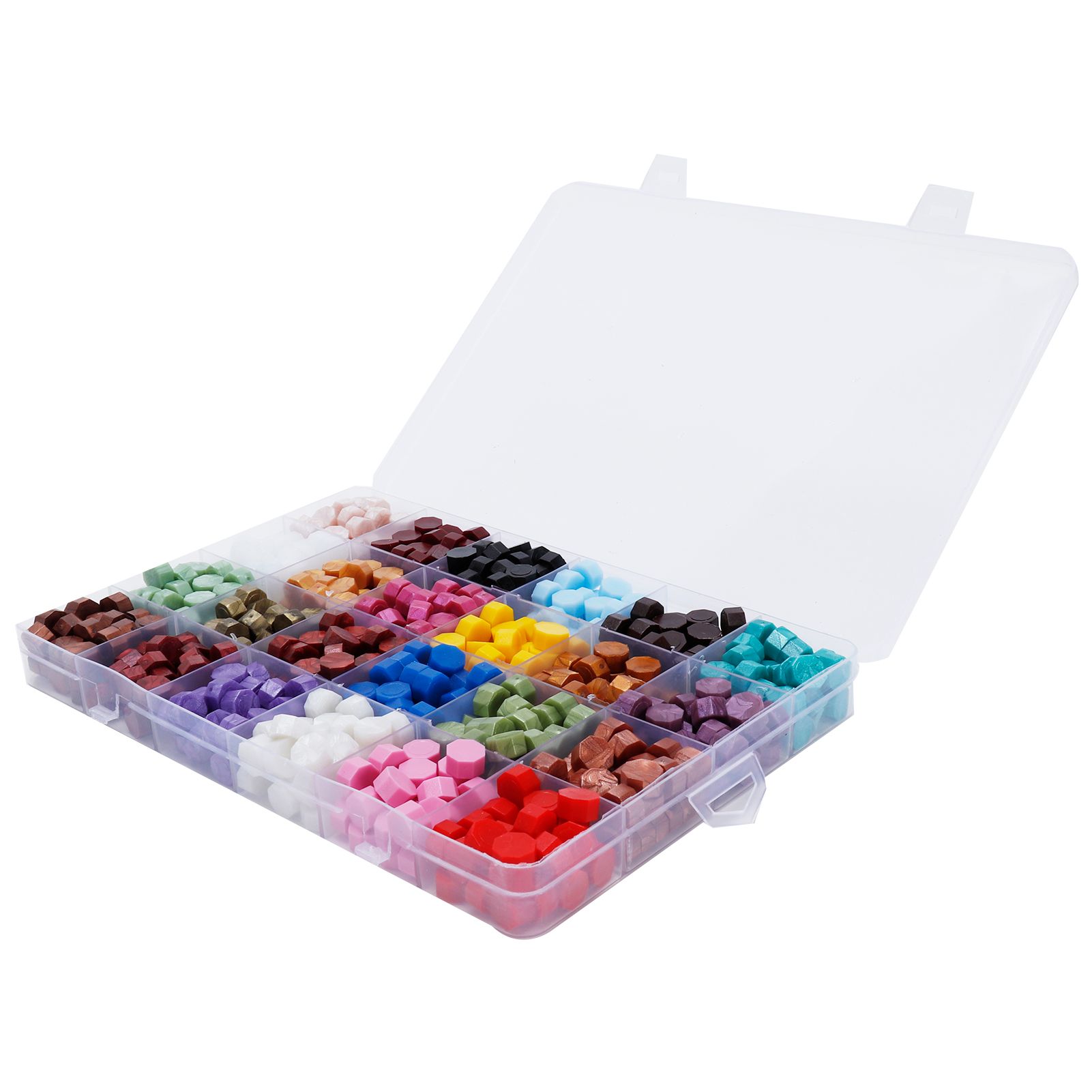 24 Colors Sealing Wax Beads Melting Spoon Sealing Stamp for DIY Crafts Decoration view 5