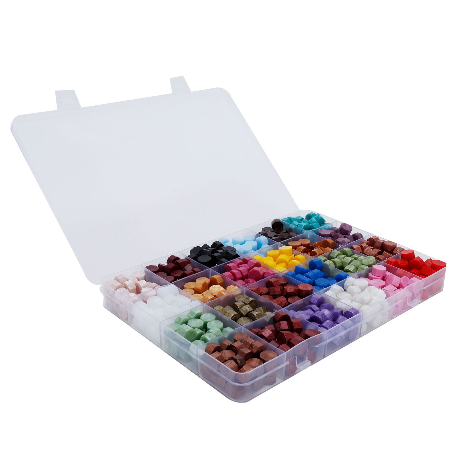 24 Colors Sealing Wax Beads Melting Spoon Sealing Stamp for DIY Crafts Decoration view 6