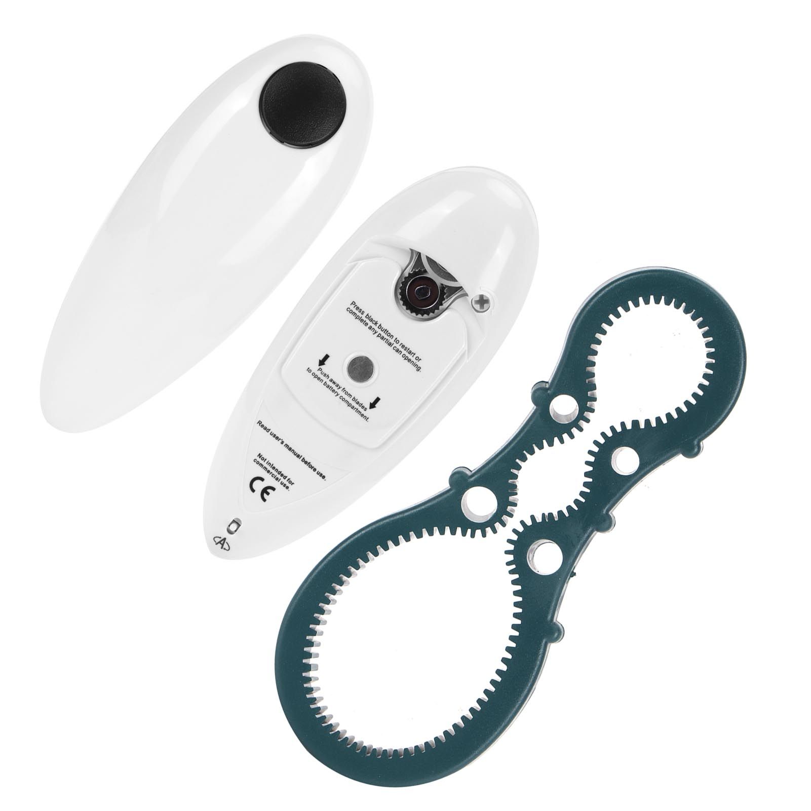 Automatic Electric Can Opener Manual Bottle Opener for Home Kitchen Restaurant view 8