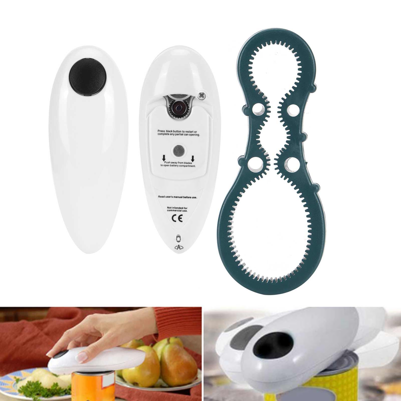 Automatic Electric Can Opener Manual Bottle Opener for Home Kitchen Restaurant view 11