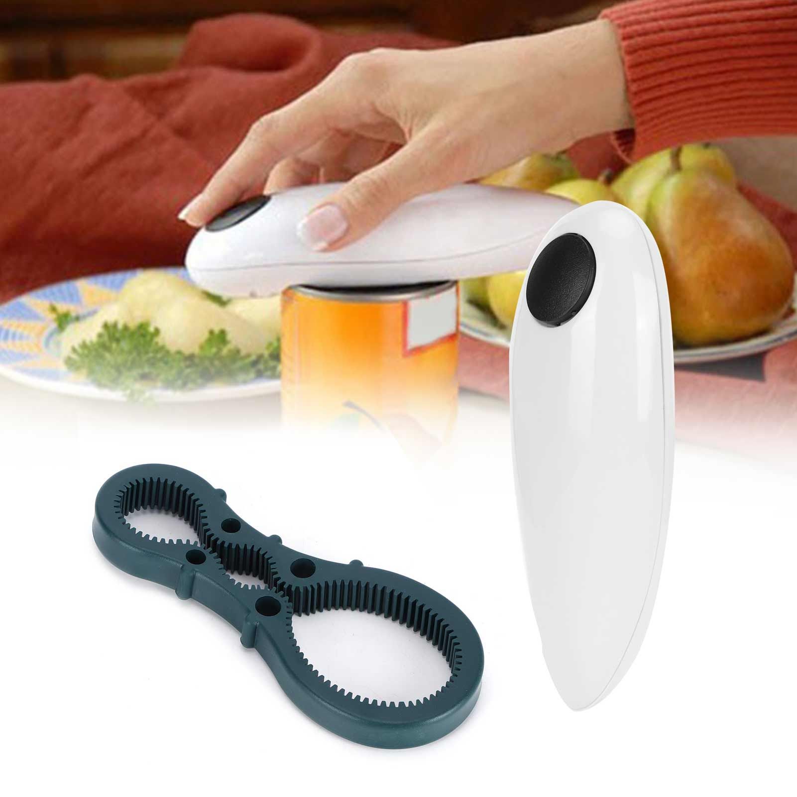 Automatic Electric Can Opener Manual Bottle Opener for Home Kitchen Restaurant view 12