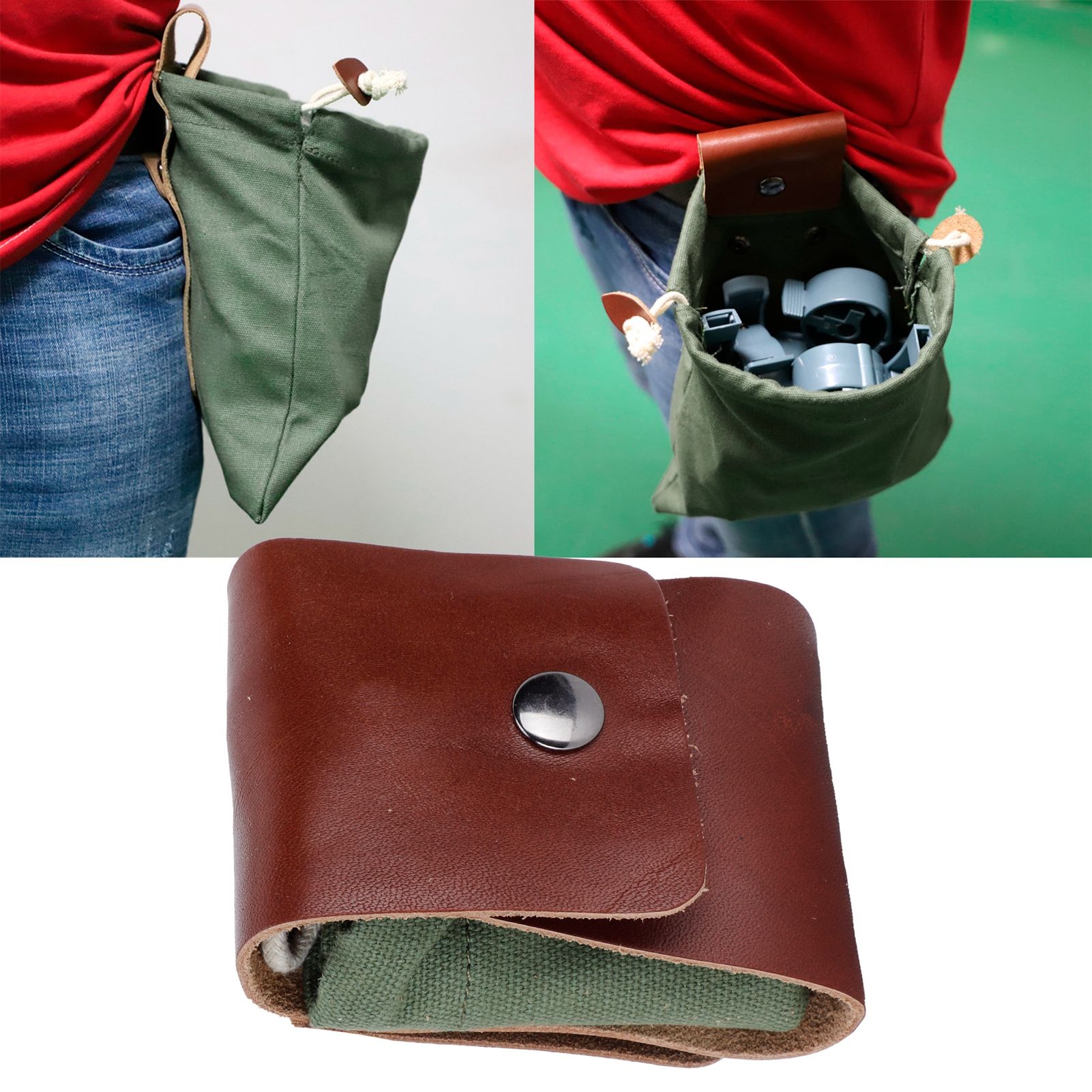Canvas Garden Fruit Picking Bag Outdoor Camping Storage Bag Waist Hanging Tool view 11