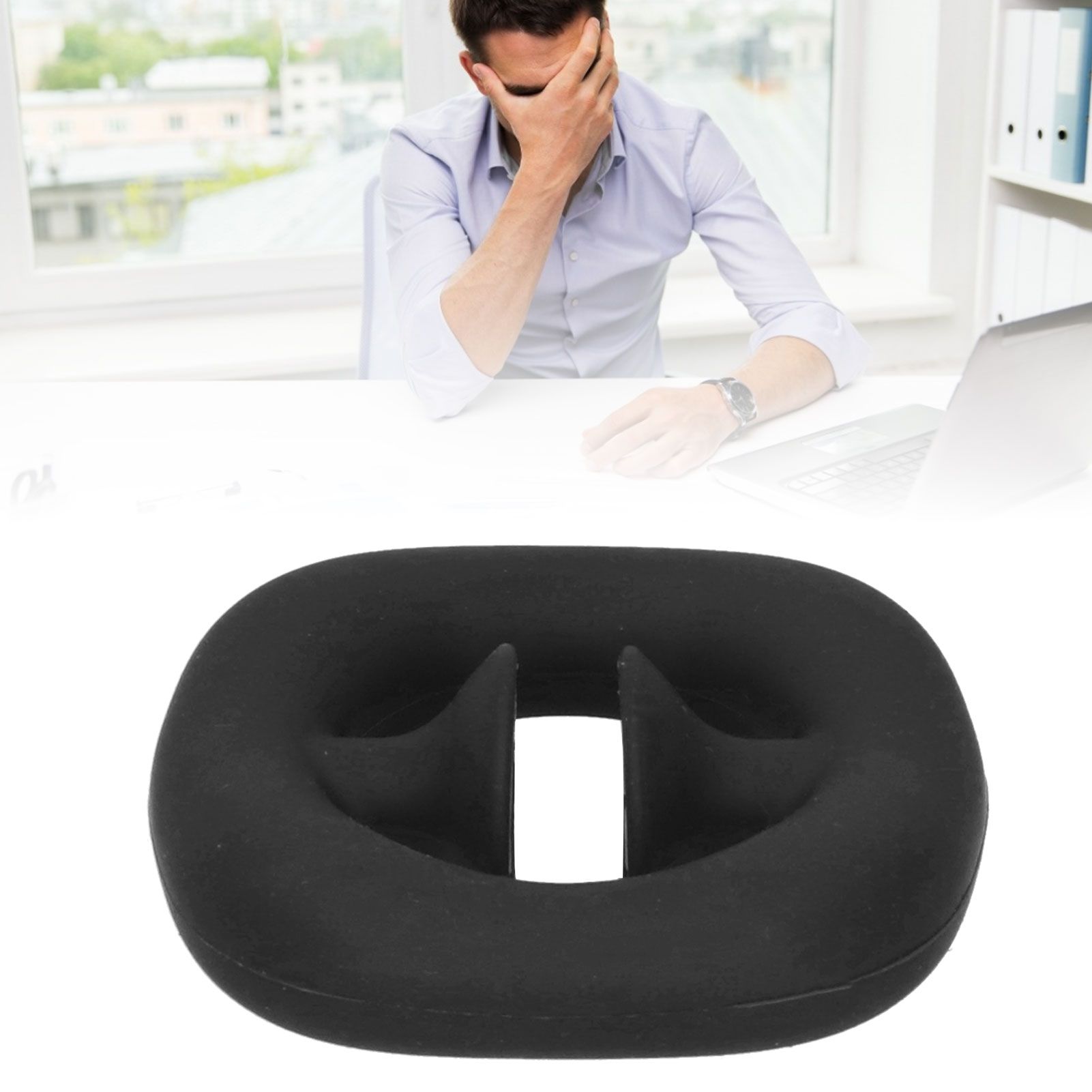 Silicone Hand Grip Hand Muscle Exercise Strength Training Massage Grip Stress view 11