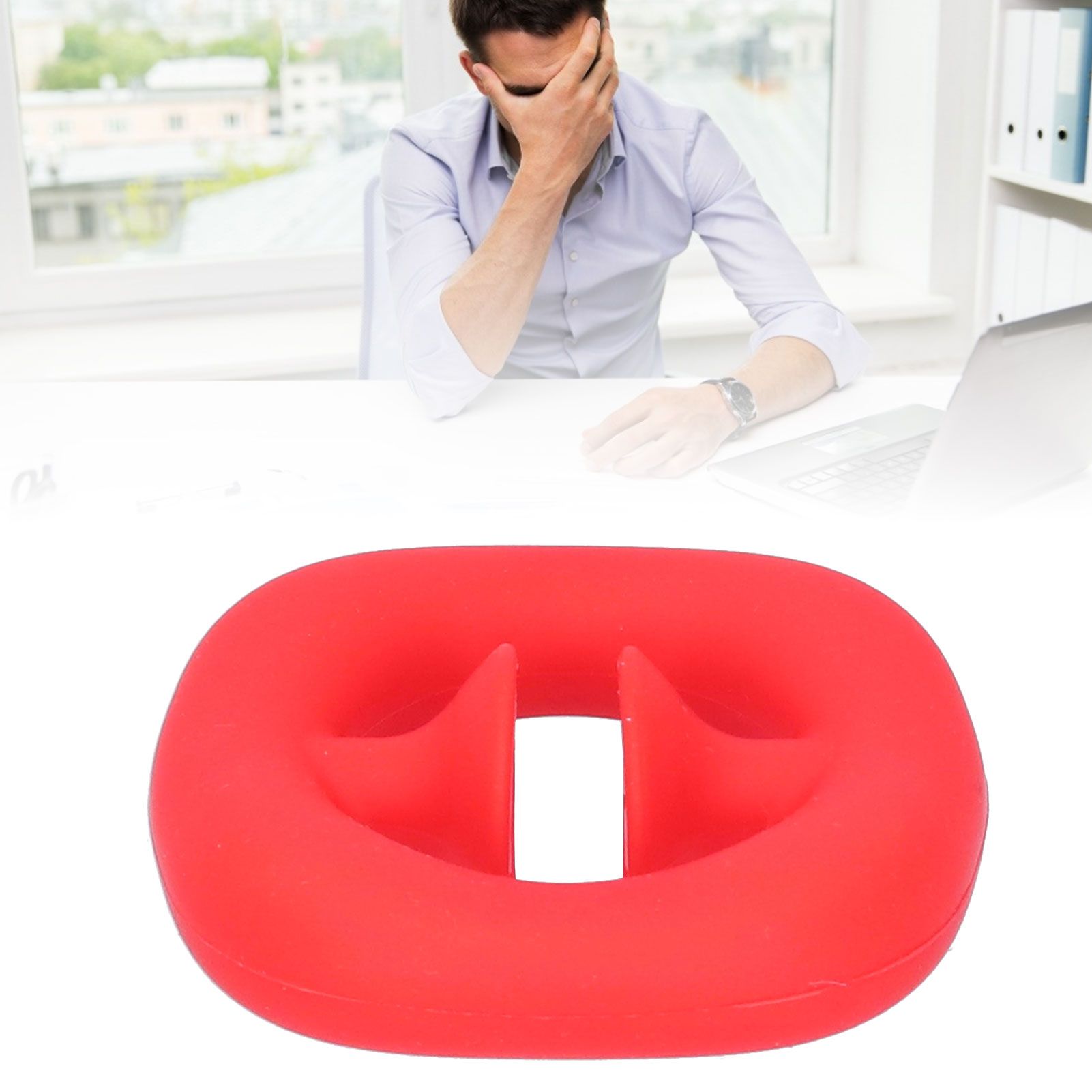 Silicone Hand Grip Hand Muscle Exercise Strength Training Massage Grip Stress view 11